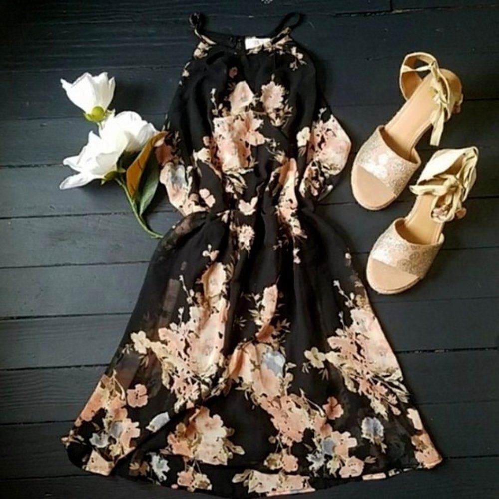 Sienna Sky Floral Dress